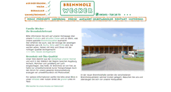 Desktop Screenshot of brennholz-wecker.de